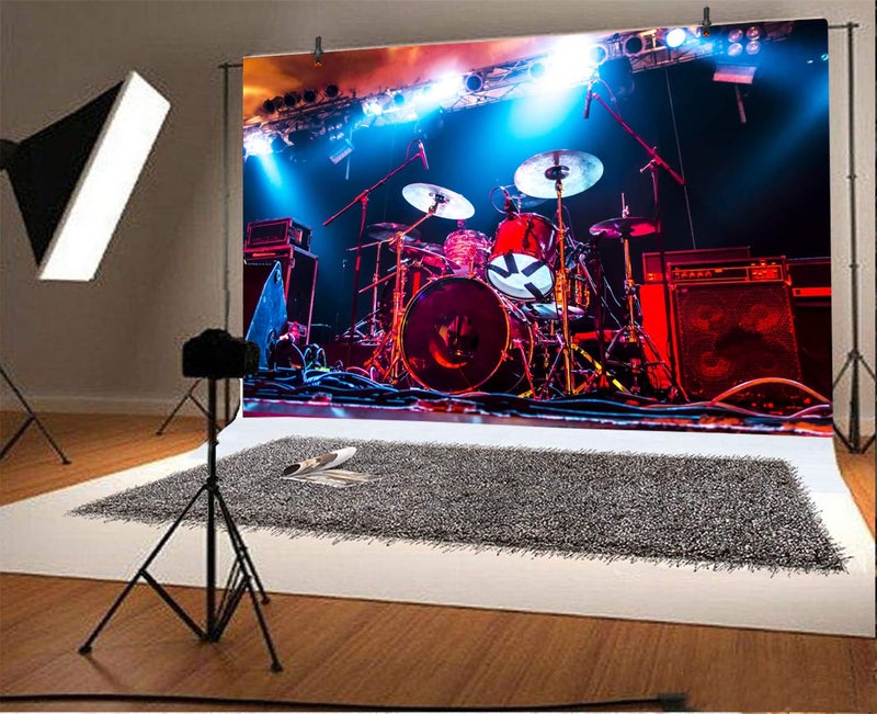 Yeele 7x5ft Concert Backdrop for Photography Rock Music Night Perform Background Stage Band Entertainment Bar Nightlife Adult Photo Booth Shoot Vinyl Studio Props - Image 2